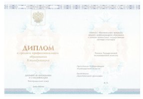 Диплом техникума 2014-2020 в Челябинске