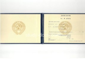 Диплом техникума ссср старого образца в Челябинске